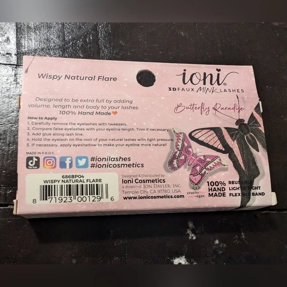 Ioni 3D Faux Mink Lashes